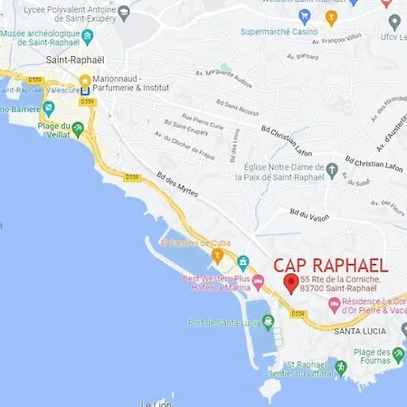 Superbe Rooftop Vue Port Santa Lucia 5 Pers Saint-Raphaël