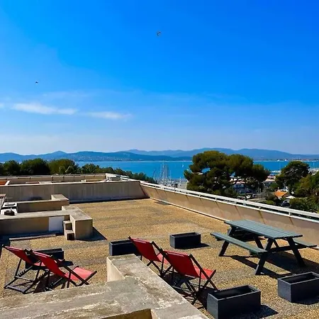 Superbe Rooftop Vue Port Santa Lucia 5 Pers Lejlighed Saint-Raphaël
